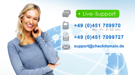 Neues Service-Feature bei Checkdomain: Der Live-Support