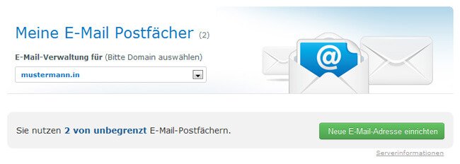 E-Mail einrichten