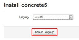 Concrete5 Sprachauswahl 2