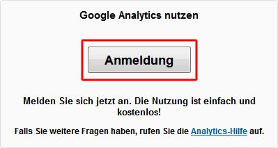 Google Analytics nutzen..