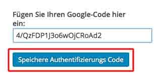 Google-Code eingeben