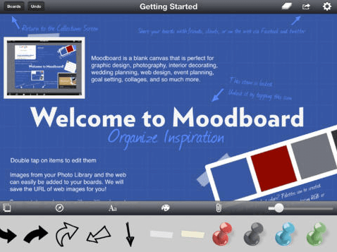 Ein Moodboard kann dabei helfen, Wünsche und Vorstellungen zu sortieren - auch im Hinblick auf Farben.