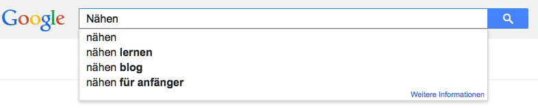 Welche Fragen werden am häufigsten zu einem Stichwort gestellt? Google zeigt es Dir.