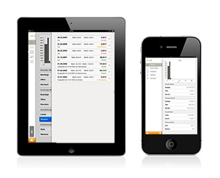 Einnahmen und neue Programme immer im Blick: Die mobile App von affilinet ermöglicht auch unterwegs eine einfache Verwaltung. Screenshot: affili.net