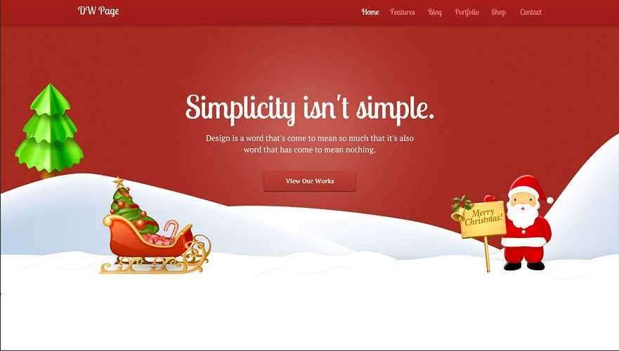 Quelle: https://creativemarket.com/designwall/1753-DW-One-Page-Christmas-WP-Theme