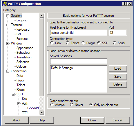 Putty SSH-Client