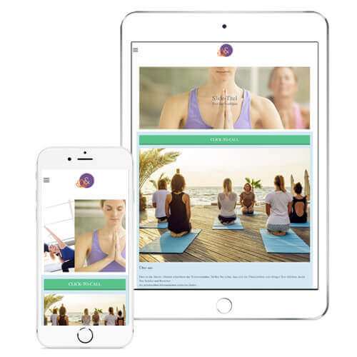 Homepage Baukasten, Fitness-Blog, Fitness-Template